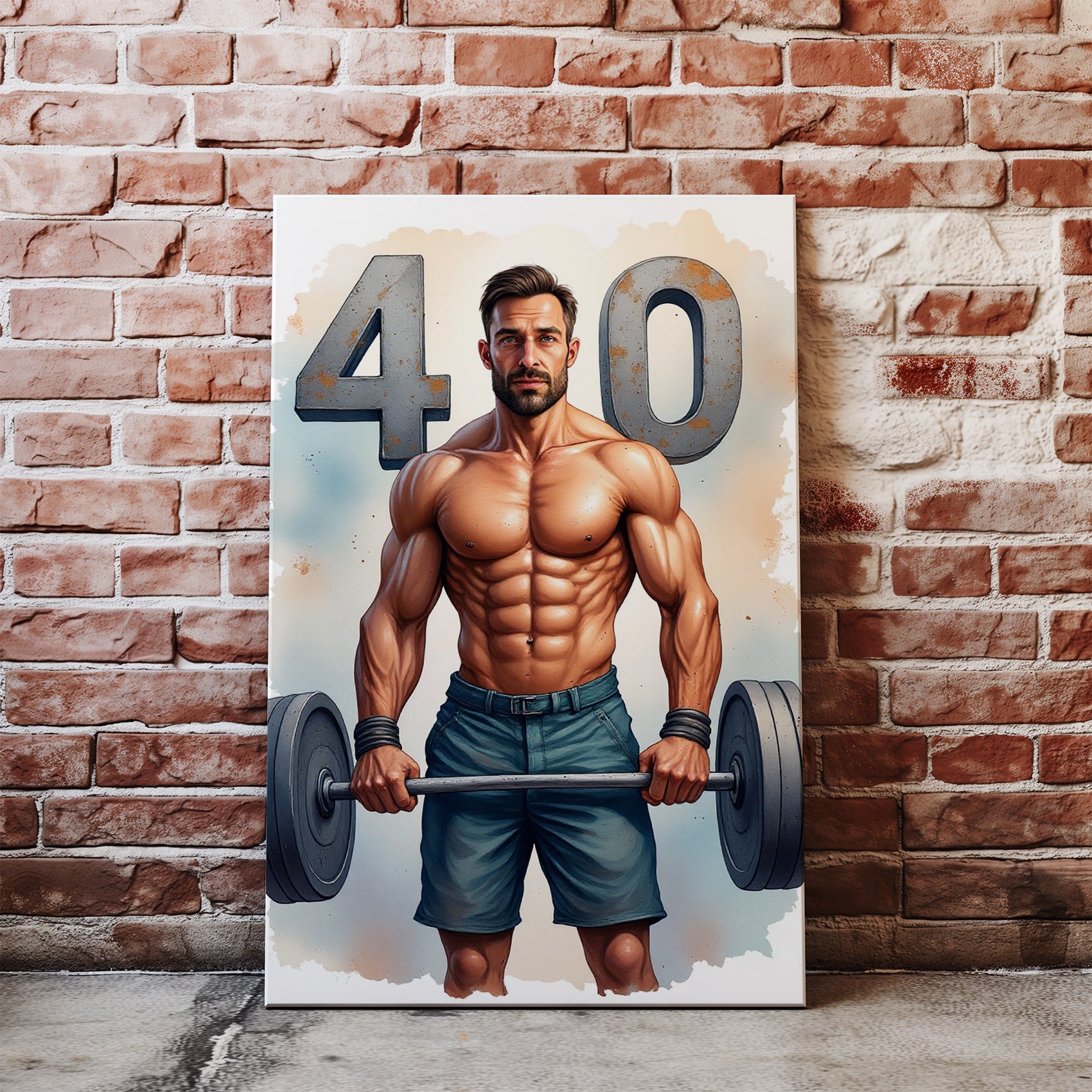 Portret Sportowca z Twojego Zdjęcia – Siłacz, Kulturysta