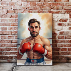 Portret Boksera – Realistyczna Karykatura w Ringu