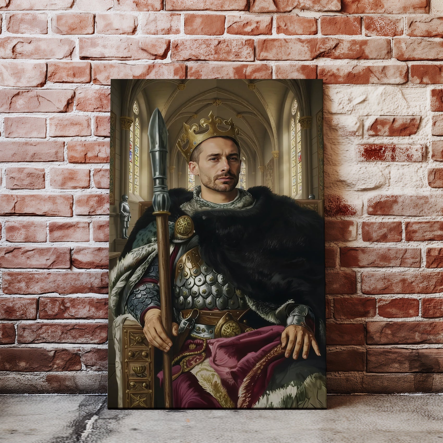 Królewski portret ty jako Bolesław Chrobry