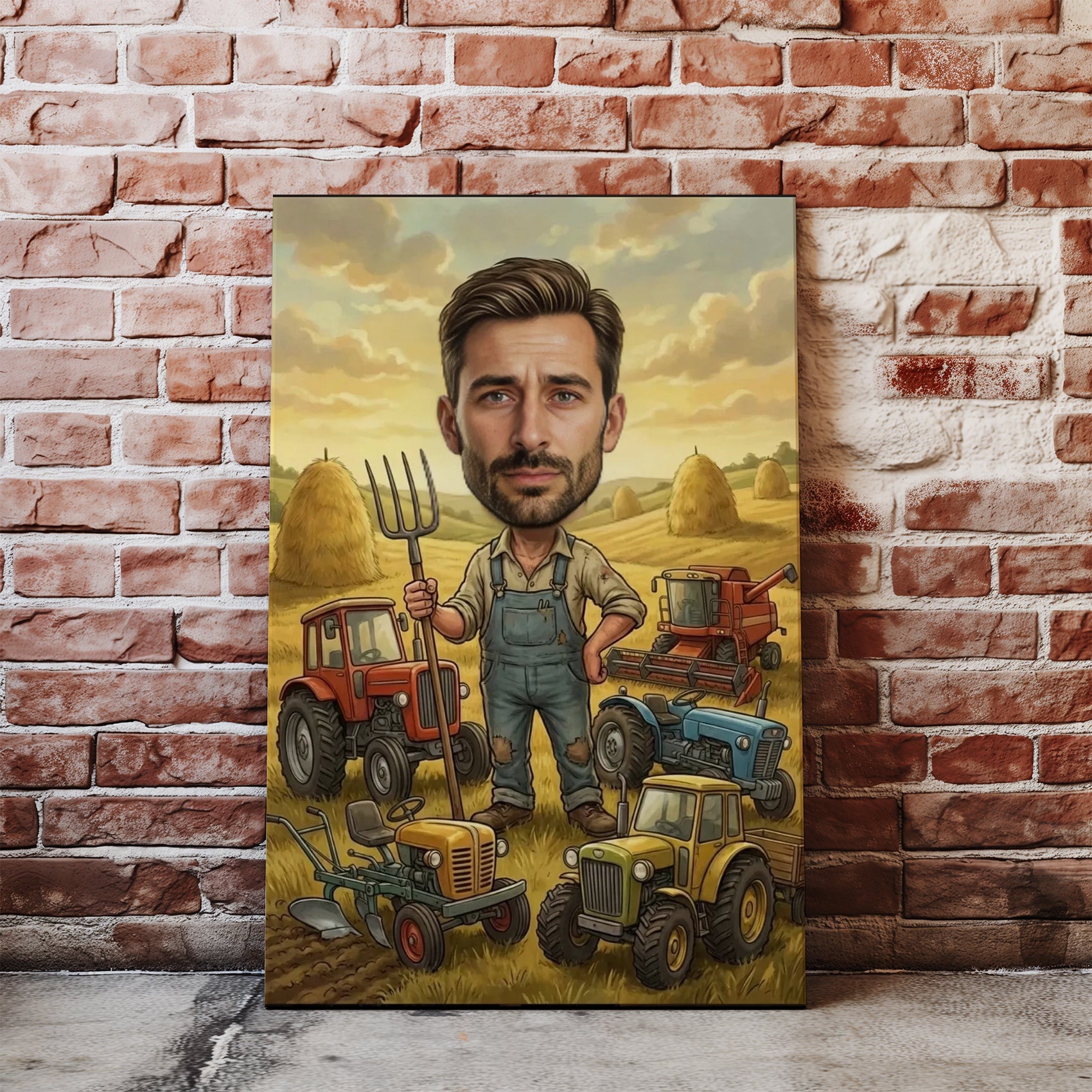 Pomysł na prezent dla rolnika - karykatura