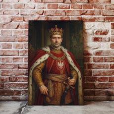 Portret królewski ze zdjęcia