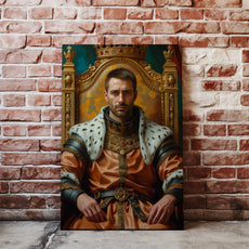 Królewski portret prezent – luksusowy portret ze zdjęcia