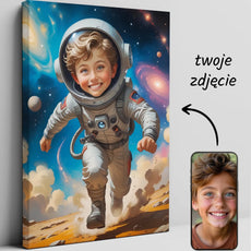 Personalizowany obrazek astronoty dla dzieci jako wyjątkowy prezent