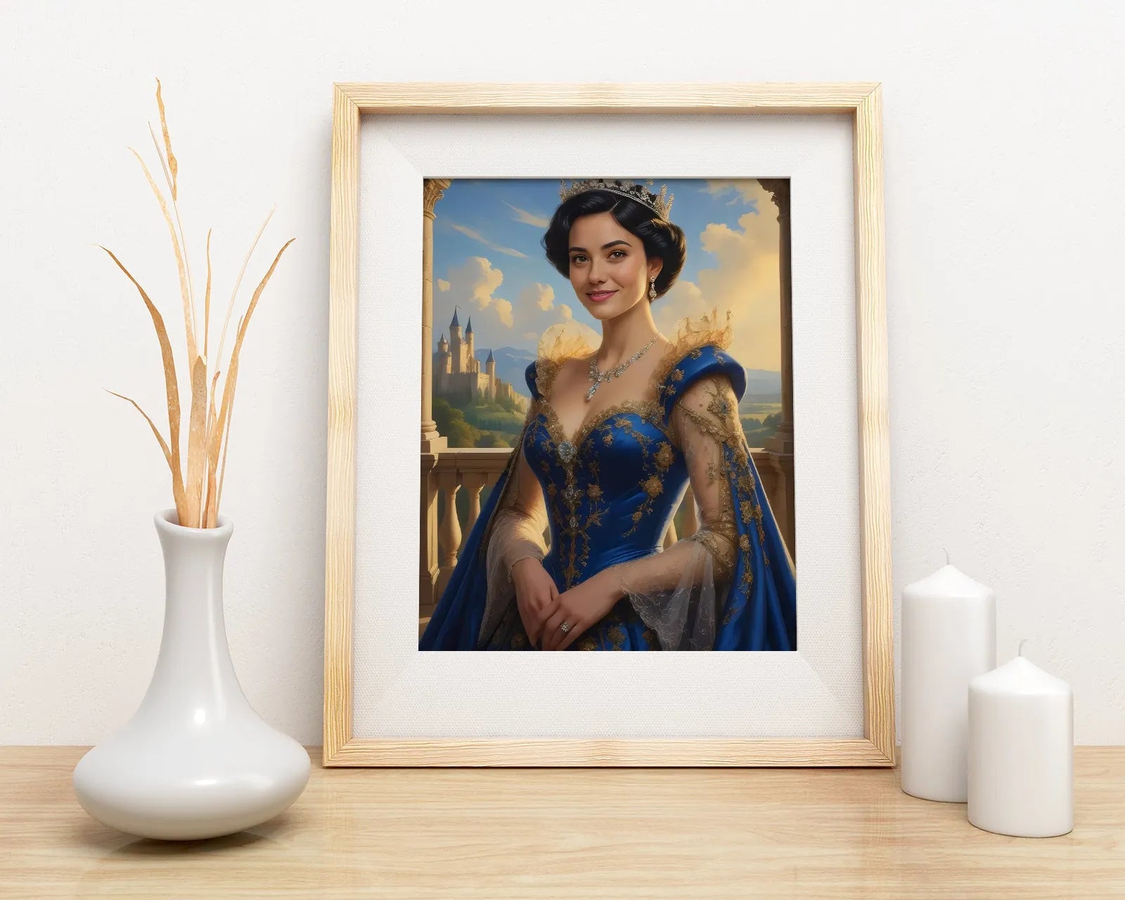 Framed portrait of a queen in Portret Księżniczki na zamówienie collection