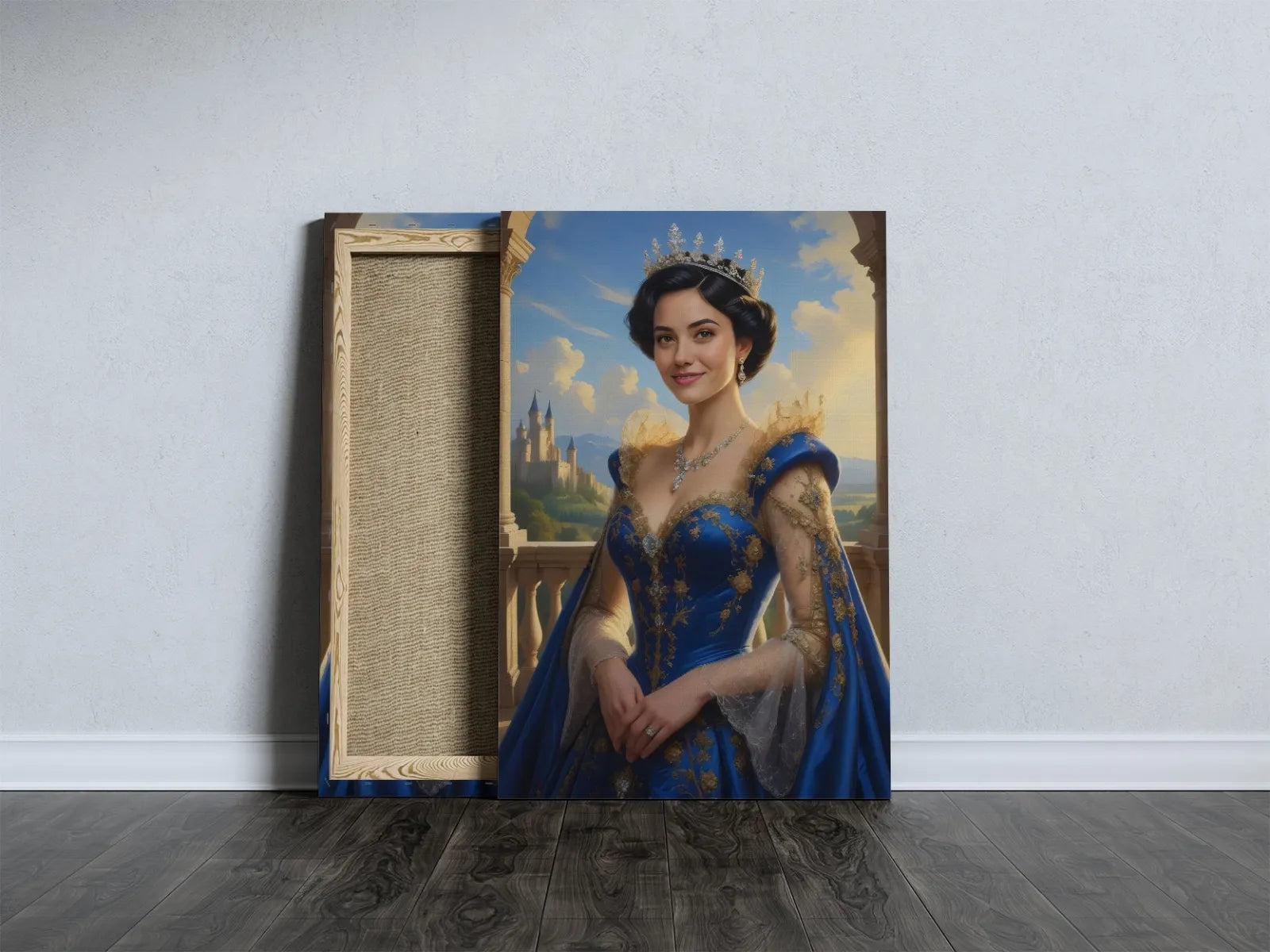 Framowany portret królowej w produkcie Portret Księżniczki na zamówienie
