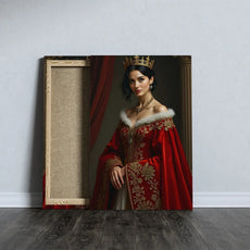 Framed portrait of a queen in the product Portret Księżniczki ze zdjęcia