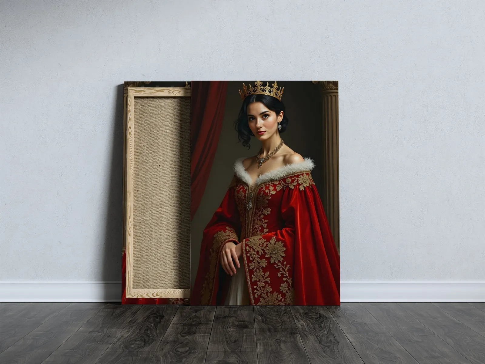 Framed portrait of a queen in the product Portret Księżniczki ze zdjęcia
