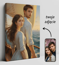 Customizable canvas print Portret Titanic for personalized home decor