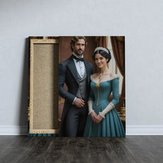 Framowane portret Victorian pary w stylu renesansowym do produktu Portrety Pary