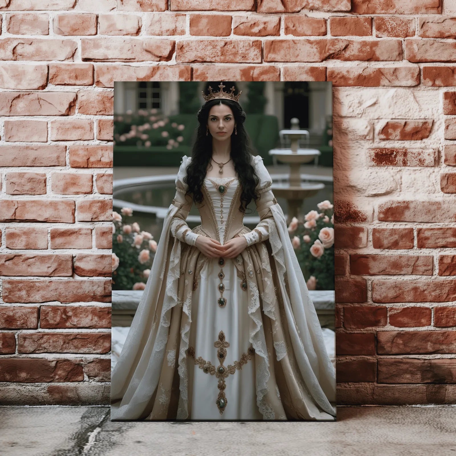 Canvas print of a queen in product named Romantyczna Księżniczka Świtu