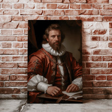 Renaissance-style portrait of a man in Szlachcic w stylu Rembrandta produktu