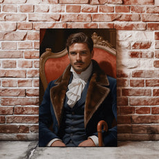 Portret dżentelmena w stylu wiktoriańskim z produktem Szlachetny Lord