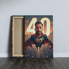 Karykatura superbohatera – portret ze zdjęcia