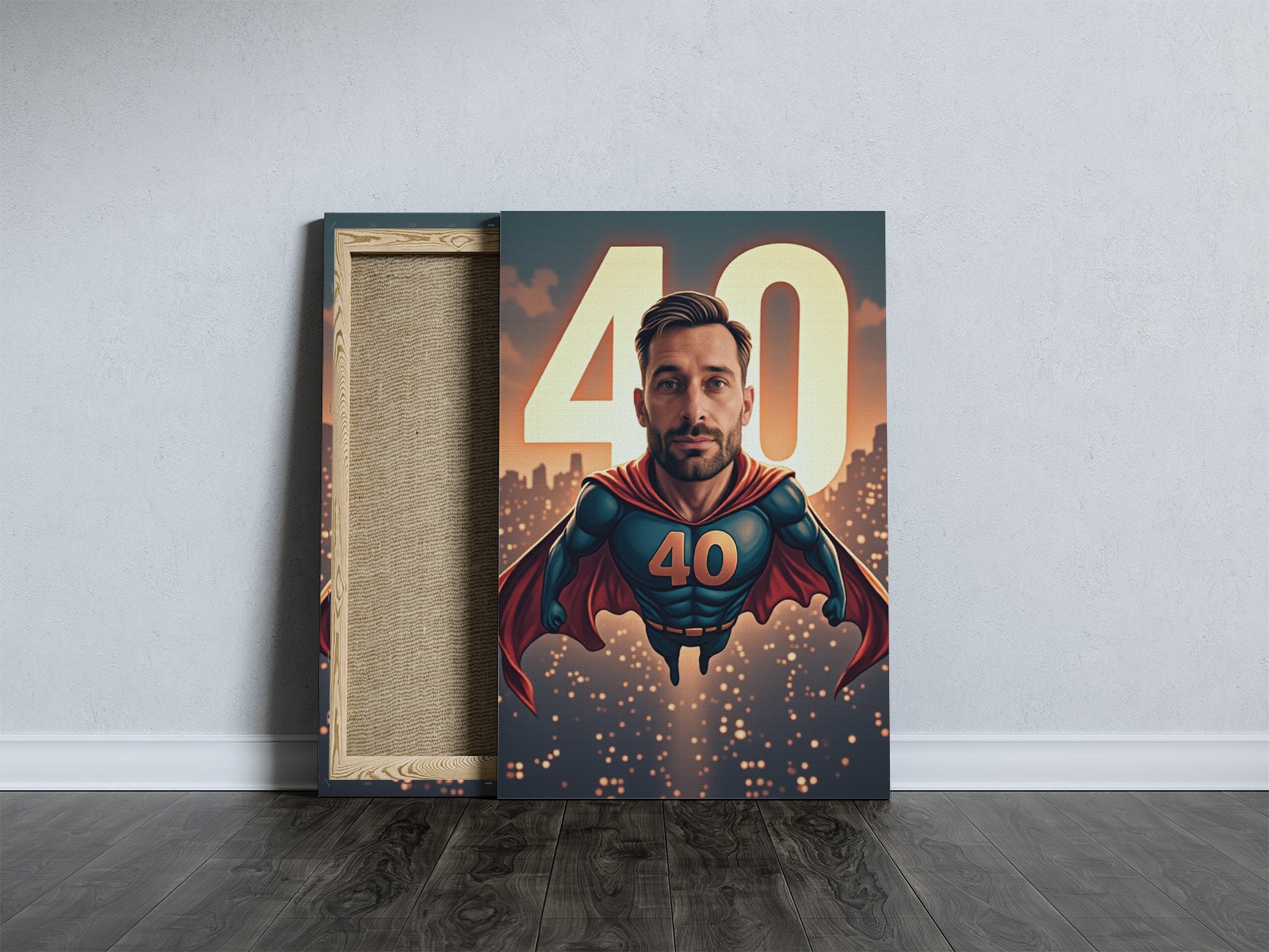 Karykatura superbohatera – portret ze zdjęcia