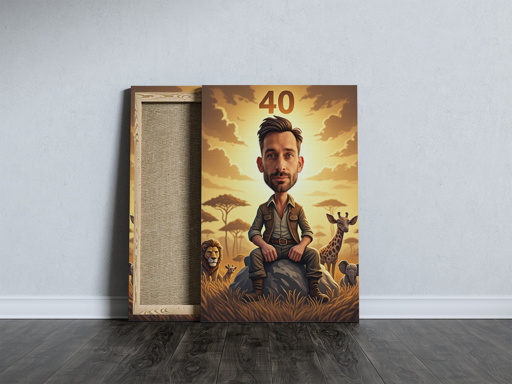 Portrety karykatury na zamówienie – Safari