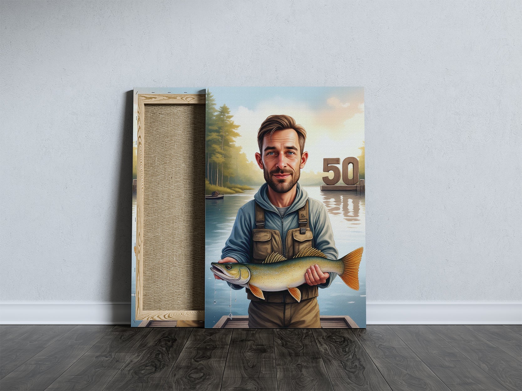 Portret karykatura Rambo ze zdjęcia