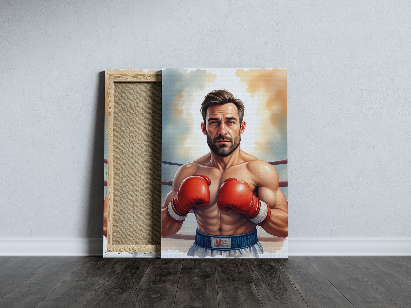 Portret Boksera – Realistyczna Karykatura w Ringu