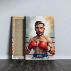 Karykatura ze zdjęcia – plażowy bohater