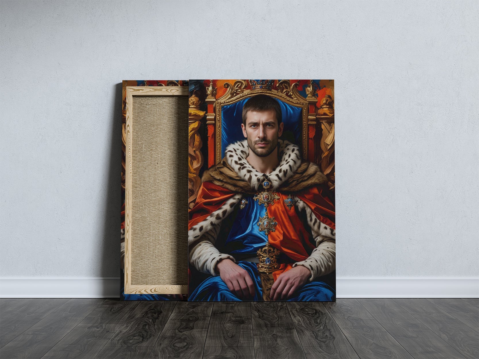 Królewski portret ze zdjęcia