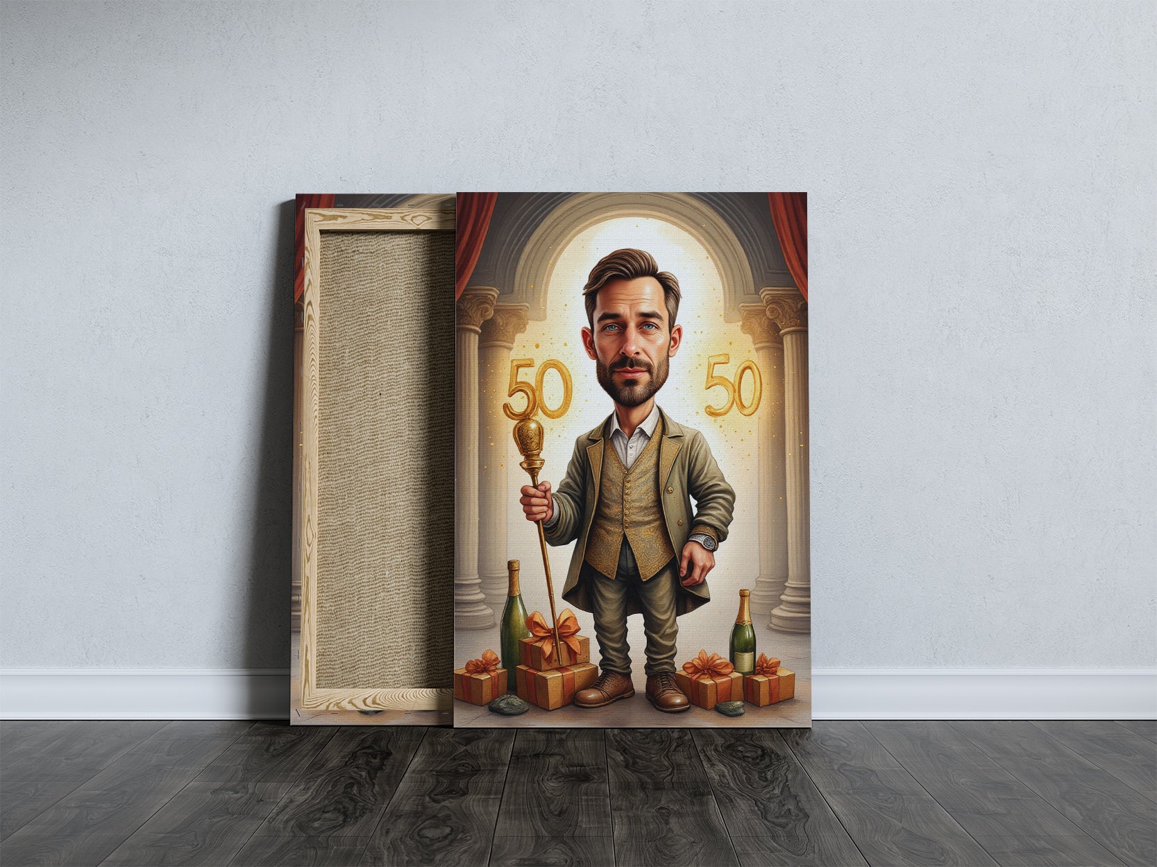 Karykatura marynarza ze zdjęcia