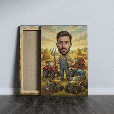 Pomysł na prezent dla rolnika - karykatura