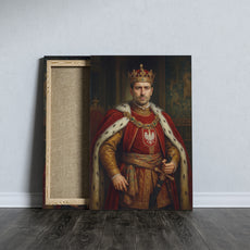 Portret królewski ze zdjęcia